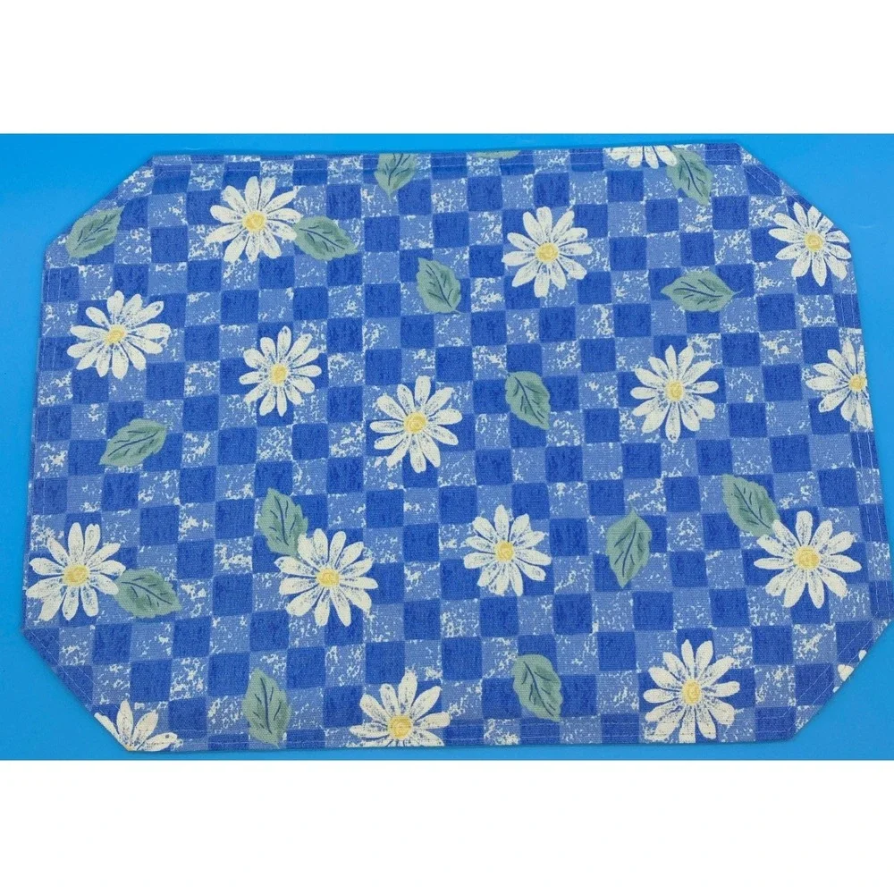Louisville Saydah Home Fashions Daisy Print Reversible Placemats 4 Cottagecore